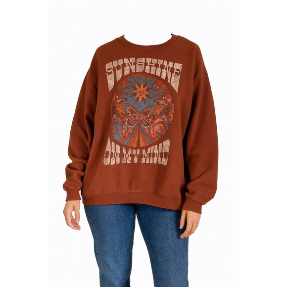 Hollister California Sunshine Graphic Crewneck Sweatshirt - Small - Picture 1 of 5